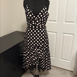 Polka Dot Sleeveless Dress